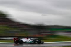 Imola (BO) Italy - April 22 2022 -  Rolex Gran Premio del Made in Italy e dell'Emilia-Romagna:    George Russell (GBR) Mercedes W13 E Performance 
   (Photo by Alessio De Marco)