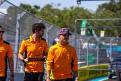 Track Walk, Lando Norris  #4 (GBR)