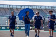 Track Walk, Alex Albon #23 (TAI) Williams Racing